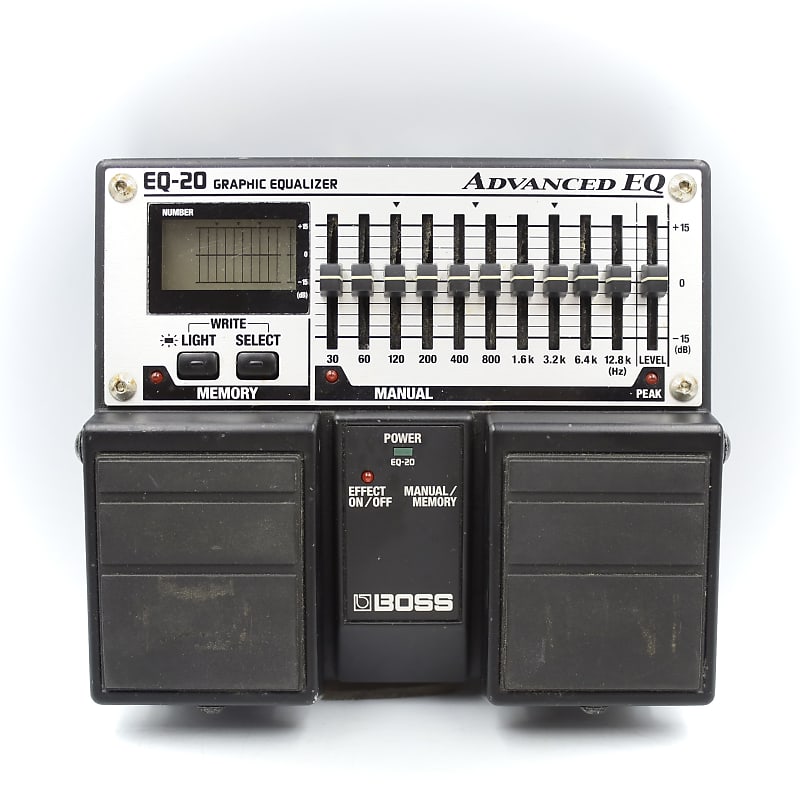 BOSS EQ-20 Graphic Equalizer ツインペダル Boss EQ-20 Advanced EQ | FXdoctor Custom Effects