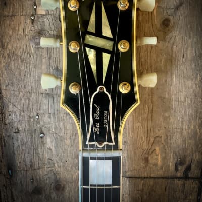 1958 Gibson Les Paul Custom, Ebony Black & Original Hard shell case image 7