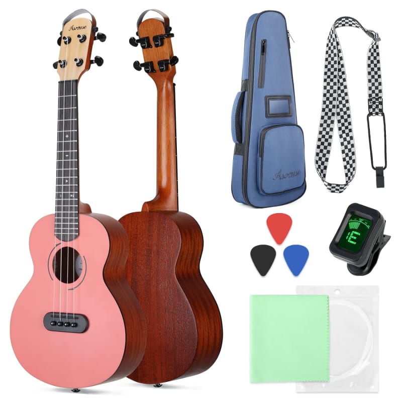 Kadence Concert Ukulele - Mahogany Wooden Ukulele for Beginners (Electro  Combo) - Ukulele for Adults, Kids, Players or Professionals - Concert  Ukulele