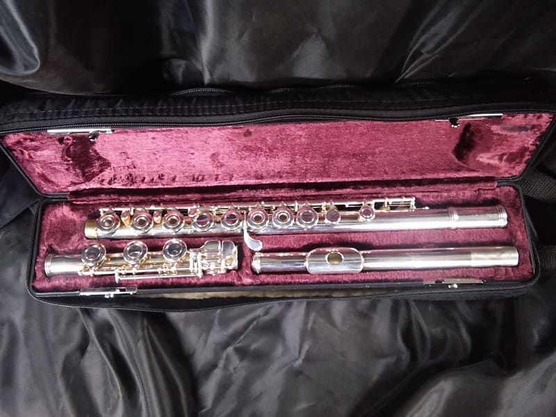 Armstrong 303 Step-Up Model Open-Hole Flute w/ B Foot Joint Silver head joint image 1