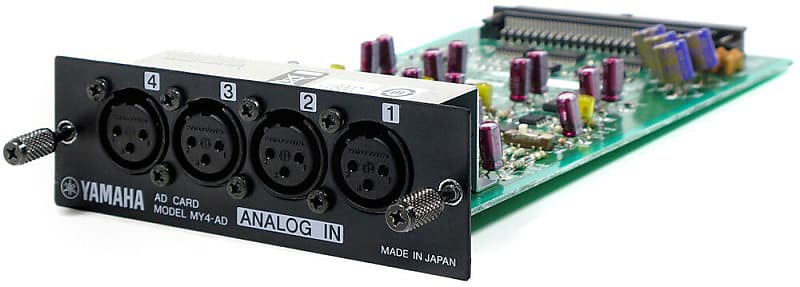 Yamaha MY4-AD 4x XLR Analog IN Interface für 01V 01V96 AW4416 DM1000 image 1