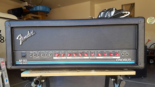 Fender top m80 head