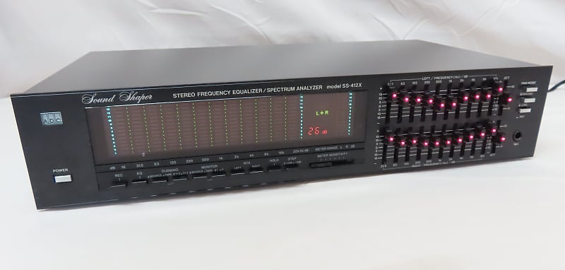Vintage ADC SS-412X Sound Shaper Equalizer Spectrum Analyzer