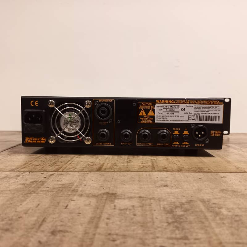 Markbass MBH110020 Little Mark III 500-Watt Bass Head