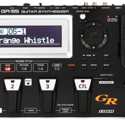 Roland GR-55 Guitar Synthesizer with GK-3 Pickup (GR55BKd1)