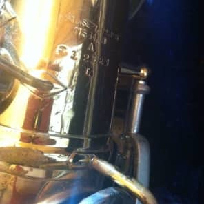 1920s Alto Saxophone, Vintage Conn/Pan American Pertin Paris, Gold/Silver Over Brass image 4