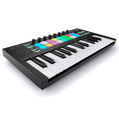 Novation Launchkey Mini MK3 25-Mini-Key MIDI Keyboard Controller, 16 RGB Pads image 3