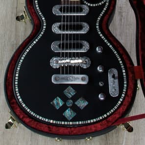 Zemaitis A22SU 3S BP Diamond Electric Guitar Black Rosewood Fretboard +Hard  Case | Reverb