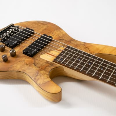 ESP LTD B-206SM 6-String Bass - Spalted Maple image 4