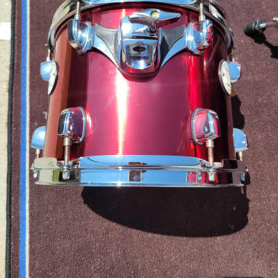 Mapex Horizon Series 4 Piece Drum Shell Pack - 10/12/14/22 - Red (189-1) image 18