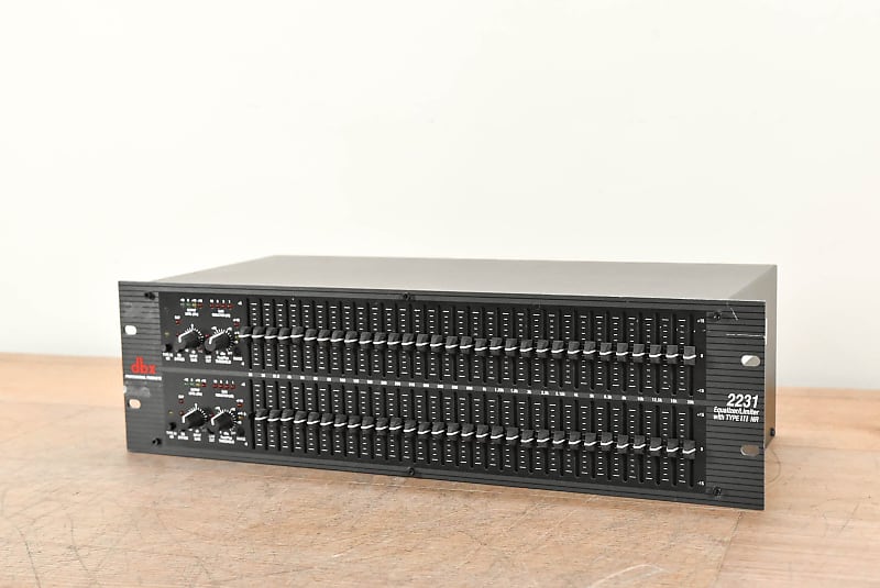 dbx 2231 2-Channel 31-Band Graphic Equalizer/Limiter w/ Type III 