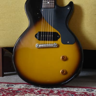 1985 Greco Japan EJR54-50 Les Paul Junior Vintage Sunburst, All Original, MIJ, Fujigen, Japanese Vintage, JR, 6.83lbs image 5
