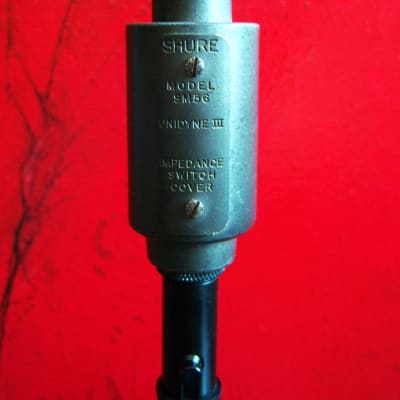 Vintage RARE 1970's Shure SM56 dynamic cardioid microphone Dual Z w accessories SM57 545 545S The Doors # 5 image 7
