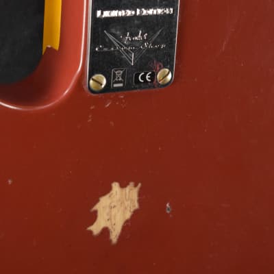 Fender Custom Shop Ltd Ed Reverse '50s Telecaster Relic - Aged Cimarron Red image 8