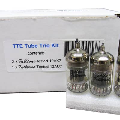 Fulltone Tube Tape Echo Delay TTE Tube Trio Kit 12AX7 12AU7 image 1