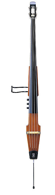 Aria SWB Lite One Electric Upright Double Bass, Oak Finish With Gig Bag
