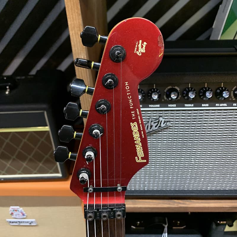 Fernandes FST-55 HSS Red Japan 1989 | Reverb