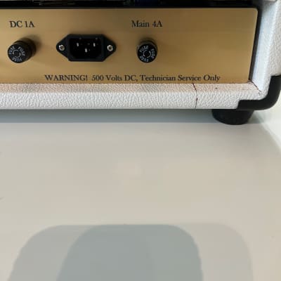 Rola Amplification Lead 100 2020 White near mint.  Killer Marshall Plexi style tones.  Made in USA image 7