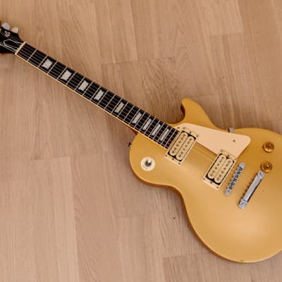 1978 Heerby LS Series Goldtop Standard Vintage Electric Guitar w/ Case & Maxon Pickups, Japan image 11