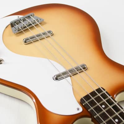 Danelectro '59DC Long Scale Bass Guitar - Copper Burst image 5