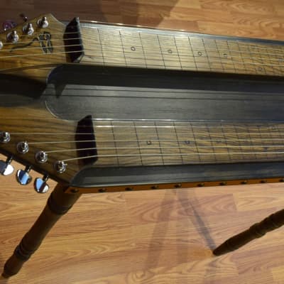 Double Neck - Console Style - Lap Steel Guitar - D / C6 Tuning - Satin Relic Finish - USA Made - Hand Crafted image 17