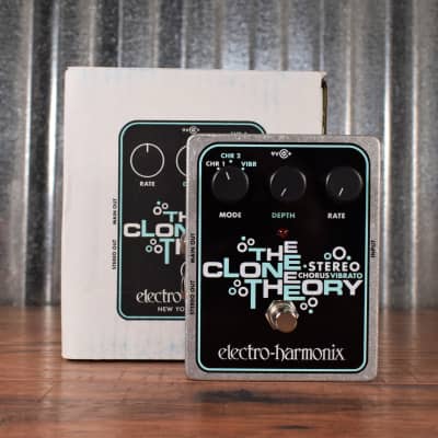 Electro-Harmonix Stereo Clone Theory Analog Chorus Vibrato Guitar Effect Pedal image 2