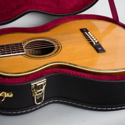 Wm. Stahl Solo Style # 8 Flat Top Acoustic Guitar,  made by Larson Brothers (1930), ser. #36405, black tolex hard shell case. image 11
