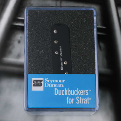 Seymour Duncan SDBR-1n Duckbucker Strat Neck / Mid Pickup  - Black