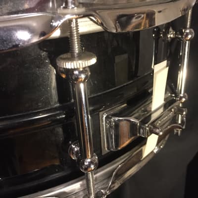 Ludwig, Bun E. Carlos, Cheap Trick 1990s Ludwig Black Beauty Snare Drum. Authenticated. image 7