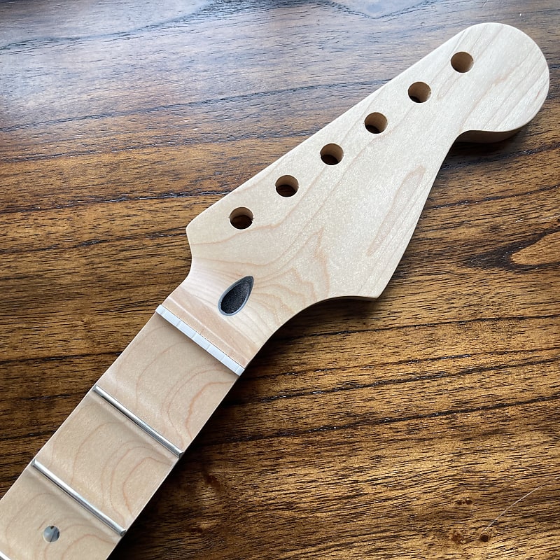 Scalloped Maple Strat Neck fits fender Stratocaster body | Reverb