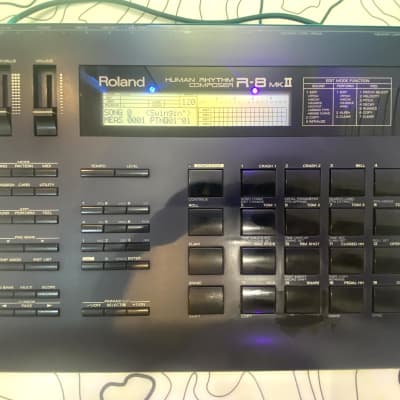 Roland R-8 MK2 Human Rhythm Composer 1980s - Black 100% fully working order