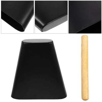 Cow Bell Noise Maker Cowbell with Mallet for Drum Set Percussion