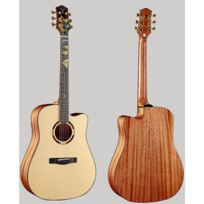 Tiger-Rogen – Mountain Road – Dreadnought C (Natural)  [Solid Top] Acoustic Guitar for sale
