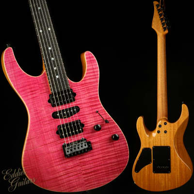 Suhr Modern Mahogany Body/Neck - Magenta Pink Stain for sale
