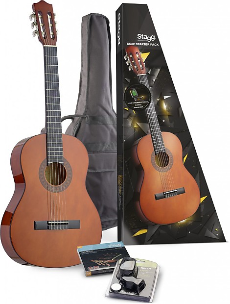 Stagg C542 STARTER P Guitar Starter Pack with Classical Guitar and Accessories