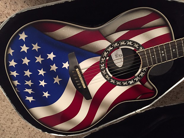Ovation Custom Legend LX 1779 USA FLAG | Reverb