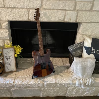 Kopp's Custom Guitars Telecaster  2018 Purple Heart, Paduke, Lacewood, Mahogany image 3