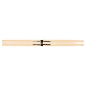 Pro-Mark TX5ABW Hickory 5AB Wood Tip Drum Sticks (Pair)