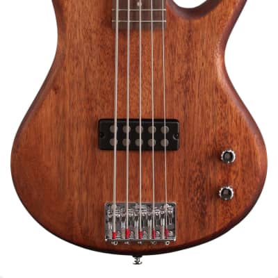 Ibanez Gio GSR105EXMOL 5-String Electric Bass Natural Mahogany Oil 