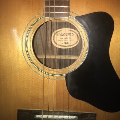 Madeira Acoustic Guitar Made By Guild Model 30R image 4