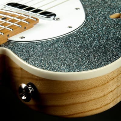 Suhr Eddie's Guitars Exclusive Custom Classic T Roasted - Ice Blue Sparkle image 21