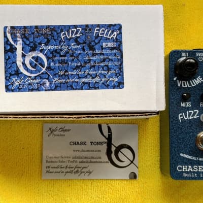 Chase Tone Fuzz Fella 2019 Hammer-tone Blue image 2