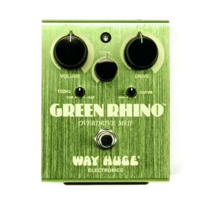 Way Huge WHE202 Green Rhino Overdrive Guitar Effects Pedal image 1