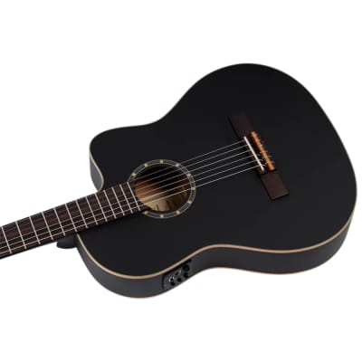 Ortega Family Series Thinline Acoustic-Electric Nylon Classical 6-String Guitar w/ Bag image 8