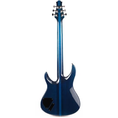 Used Giffin Macro Electric Guitar Peacock Blue image 3