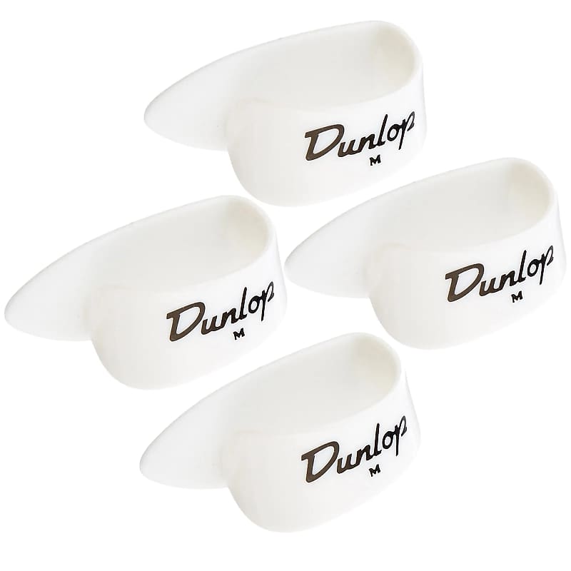 Dunlop 9002P Plastic Medium Banjo Thumbpicks (4-Pack) image 1