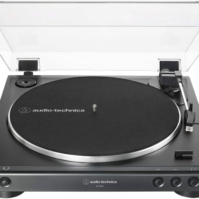 Audio-Technica AT-LP60X-BK Fully Automatic Belt-Drive Stereo Turntable, Black image 3