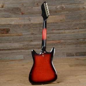 Kay 328 Solidbody Red Burst 1960s **AS IS** - KAY32860S image 5