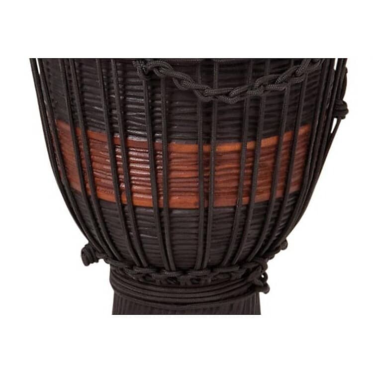 Toca TSSDJ-LB Large Street Series Djembe Black Stain 12 inches