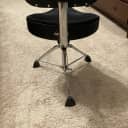 Gibraltar 9608MB 9600 Series Pro Moto Drum Throne with Back Rest 2010s - Black/Chrome